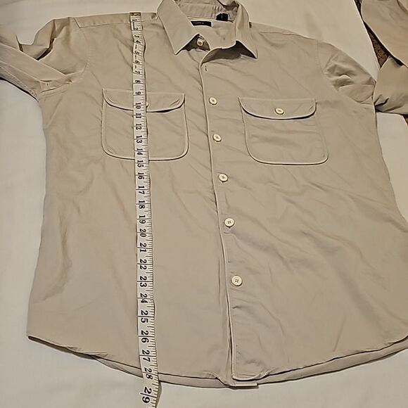 THEORY BUTTON DOWN SHIRT SIZE MEDIUM - Picture 5 of 8